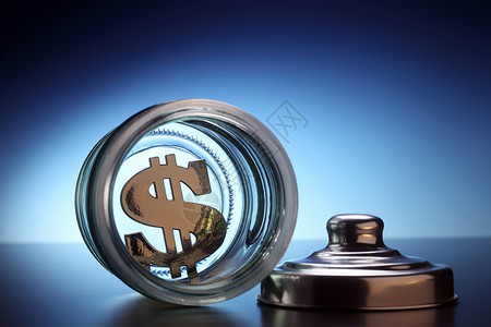 货币概念金子财富商业金融静物符号订金背景图片