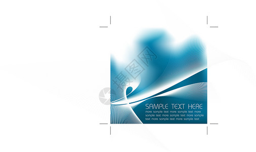 蓝背景摘要海浪墙纸流动公司插图屏幕小册子曲线商业网络背景图片