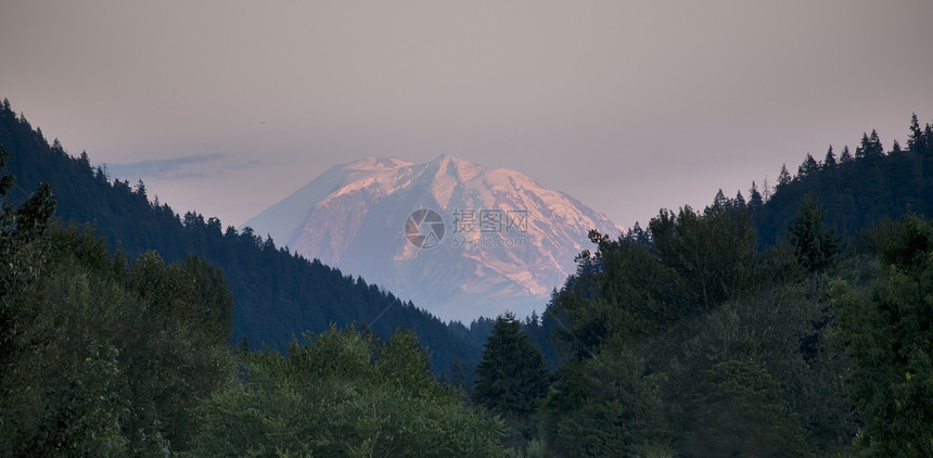 来自华盛顿Issaquah山谷的Rainier山图片