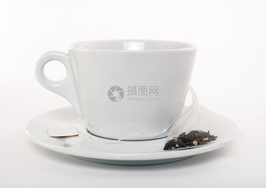 白茶和茶叶袋图片