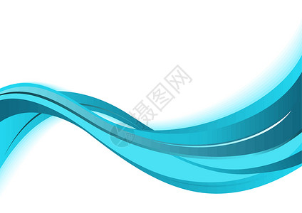 波浪背景青色蓝色线条插图网络流动墙纸运动艺术作曲背景图片