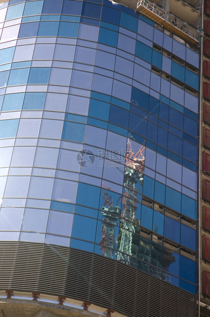 内华达大型建筑工地酒店建造地板办公室安装力量摩天大楼玻璃起重机参天图片