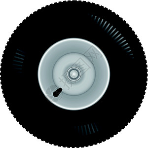 圆形车轮车胎轮胎车轮工业汽车戒指赛车黑色圆形插图光盘运动插画