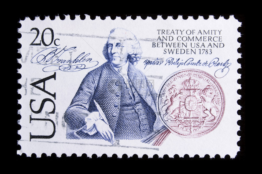 复古美国纪念邮票服务邮政国家意义邮件图片