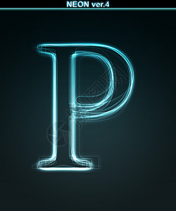 美国广播公司光亮的字型 提示信 P背景
