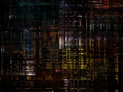 技术胶质网格机械电脑工业网络矩形元素设计背景图片
