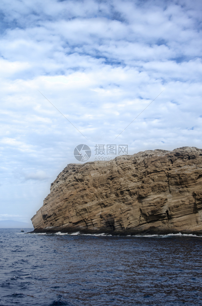 Molokini岛保护区海洋假期海岸线波浪支撑热带游客天堂自然保护区保护区图片