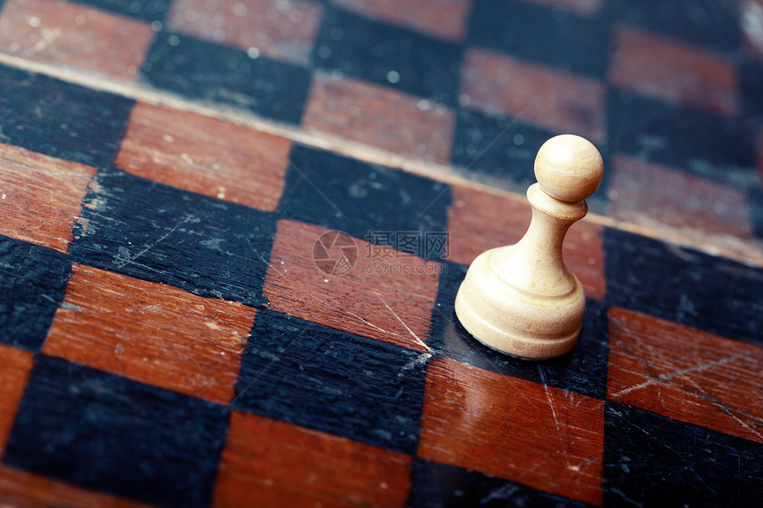 象棋白色运动职业宏观孤独游戏典当棋盘棋子领导图片