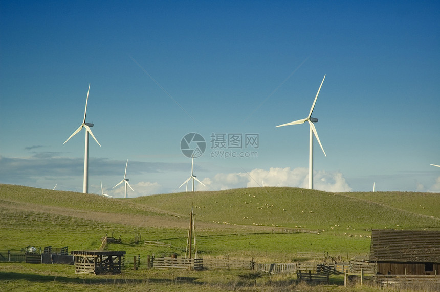 农村风力发电器;图片