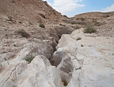 沙漠山脉峡谷洞穴背景图片