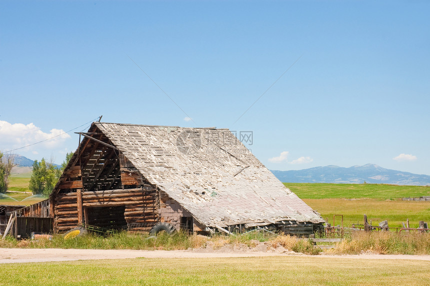 犹他州的旧谷仓图片