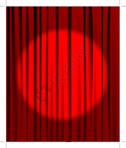 经典著名油画剧场的幕帘和聚光灯天鹅绒艺术文化演讲入口布料乐队戏剧性公告窗帘设计图片