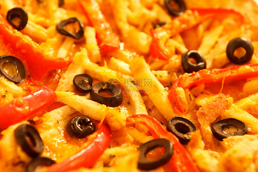 意大利比萨餐厅蔬菜胡椒香肠香料面团厨房小吃脆皮沙拉图片