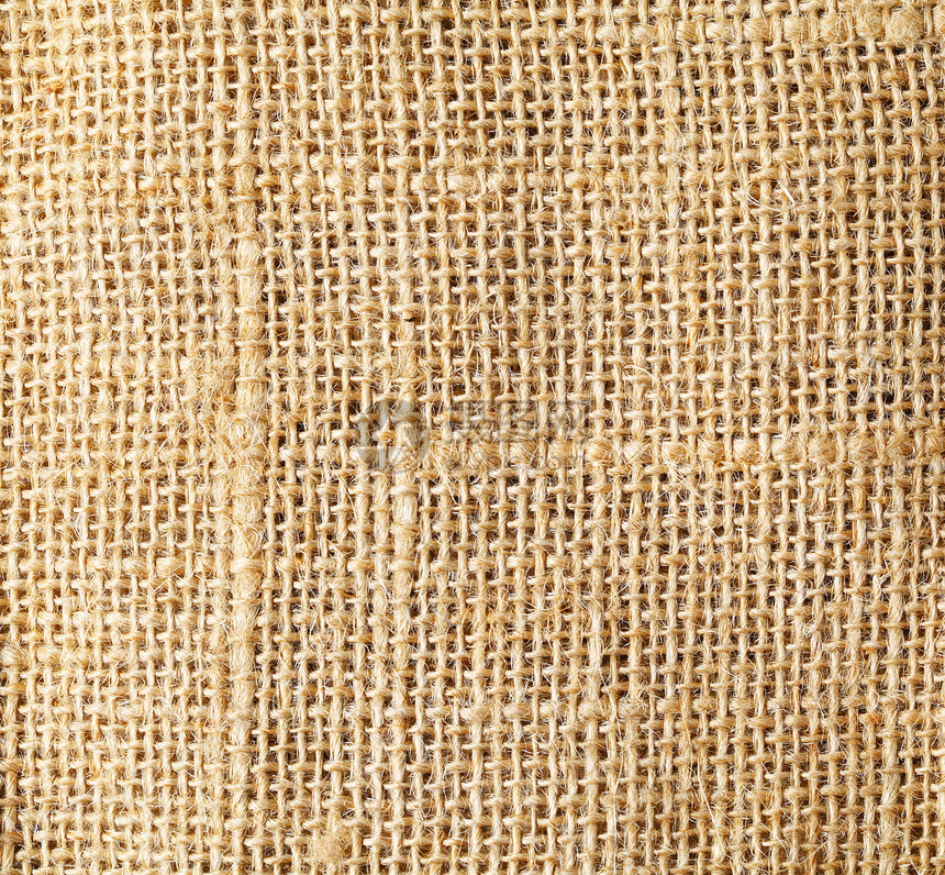 自然衬内线纹理麻布棉布本色帆布针织编织布料钩针解雇抹布图片