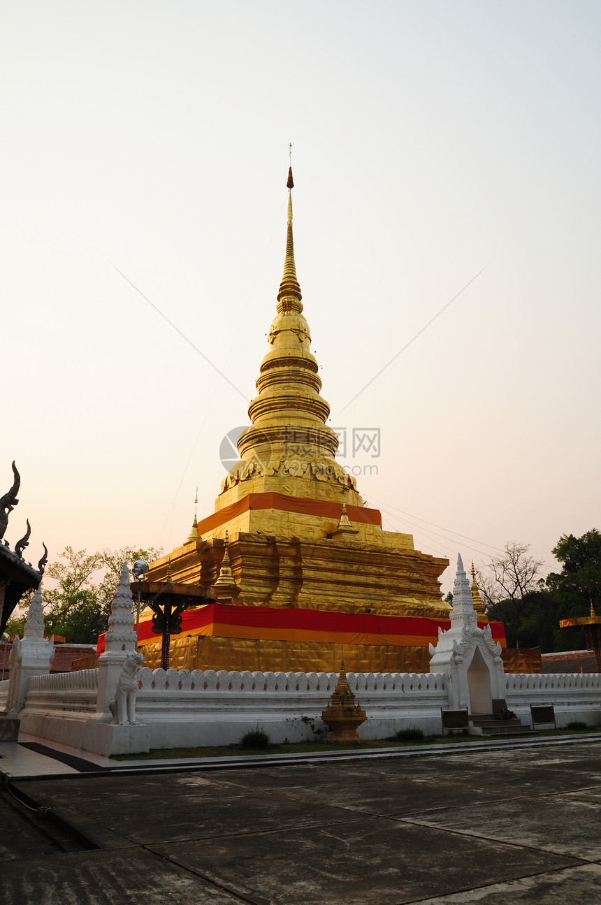 泰王国金塔旅行天空建筑学寺庙佛教徒蓝色艺术旅游建筑废墟图片