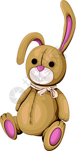 Plush 兔子背景图片