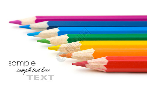 铅笔艺术家艺术白色学校工具背景图片