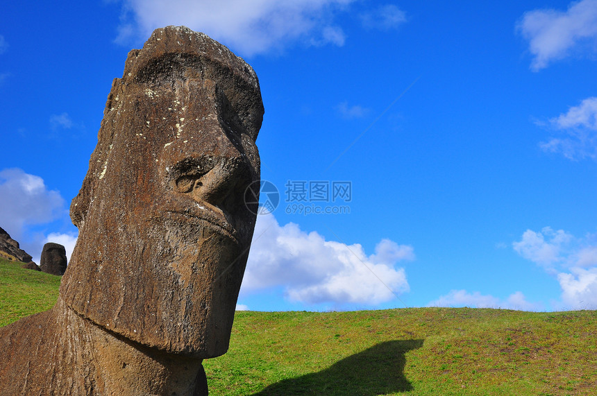 复活节岛独立莫艾旅游雕像旅行文化雕塑石头历史岩石观光图片
