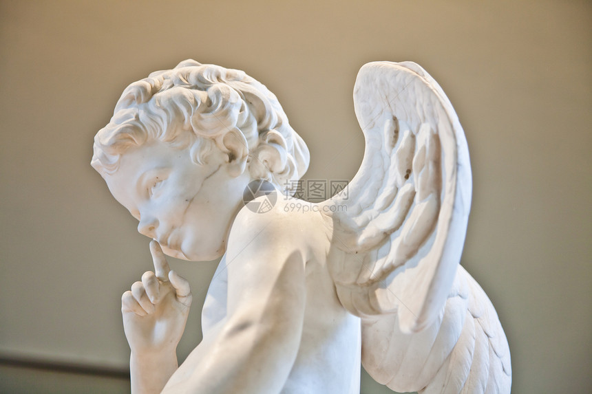 安安天使上帝爱欲雕像热情雕塑古董大理石天堂祷告数字图片