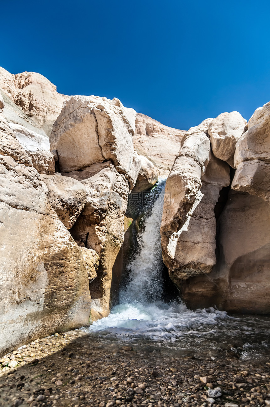 约旦Wadi Hasa瀑布图片