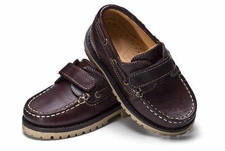 棕色鞋子婴儿儿童皮革童年服装靴子皮鞋运动鞋凉鞋黑色背景图片