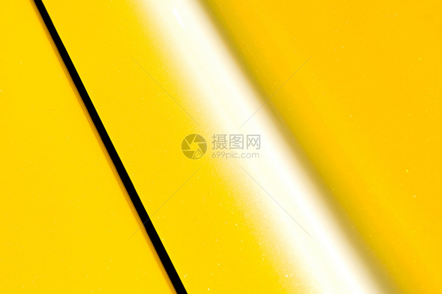 黄色面板条纹差距工作车辆油漆车身汽车金属控制板图片