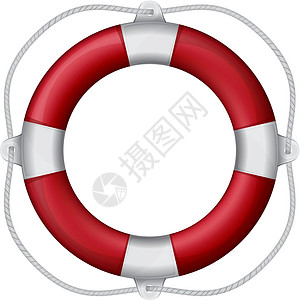 海军陆战队红色救生灯浮标绳索腰带海洋情况救生圈救援缠绕圆圈帮助设计图片