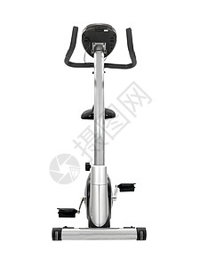 自行车运动健身房训练白色家庭教练踏板肌肉俱乐部培训师机器有氧运动背景图片
