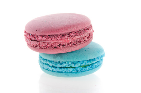甜点蓝色白色小吃食物紫色味道糖果饼干糕点粉色背景图片
