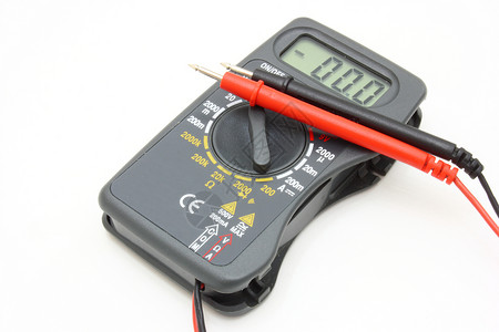 黑色多米万用表金属电气工作展示技术数据维修电压表工程背景图片