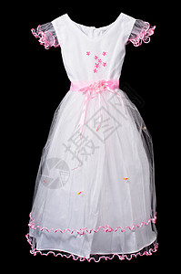 白花花和粉红花花女孩婚纱背景图片
