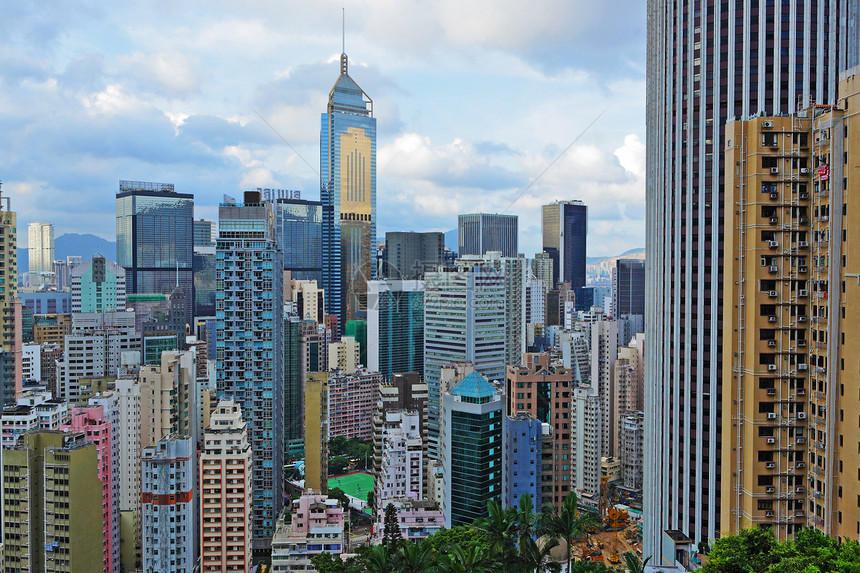 香港大楼不动产高楼建筑住房窗户生活摩天大楼地板天空百叶窗图片