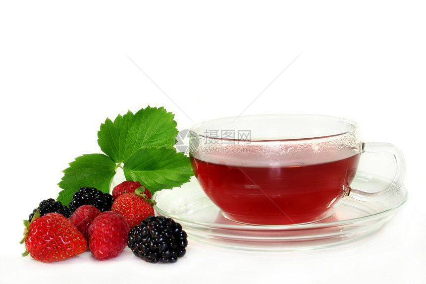 森林水果茶热饮混合物输液饮料维生素芳香图片