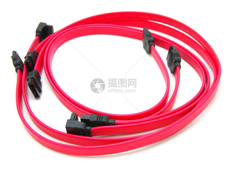 序列空运电缆插头红色数据外设宏观电路力量技术电脑黑色图片