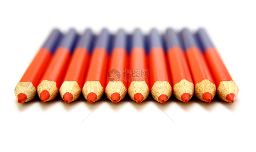 彩色铅笔橙子大学团体彩虹木头粉色紫色蓝色白色红色图片