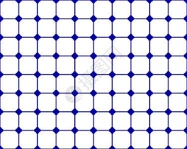 平铺牌地面蓝色厨房马赛克网格白色插图细胞木板背景图片