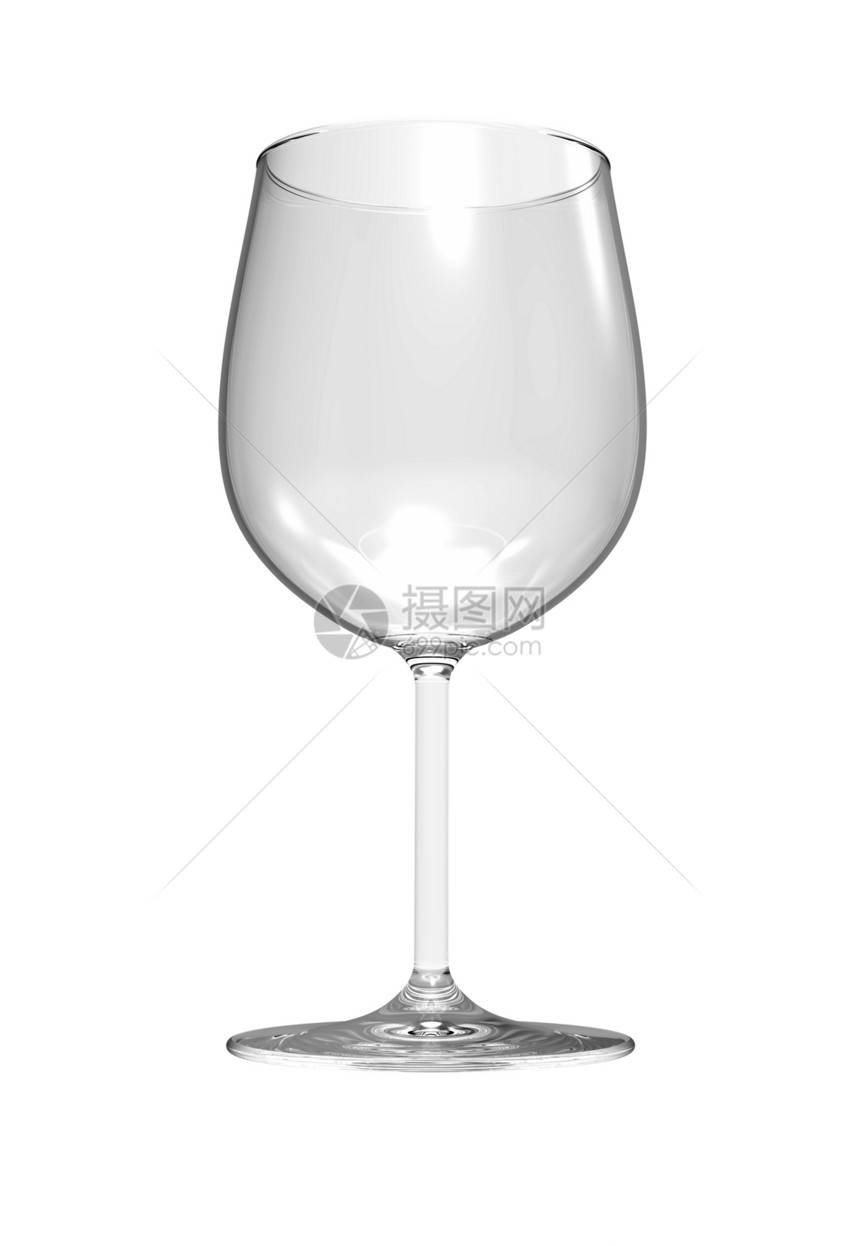 酒杯玻璃白色餐具插图红色图片
