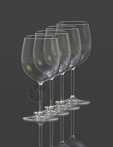 酒杯玻璃餐具白色插图背景图片
