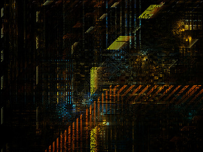 技术胶质网格设计网络元素电脑矩形工业机械背景图片