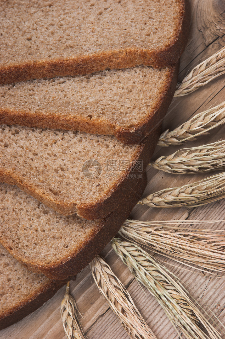 面包和耳朵小麦乡村食物营养碳水稻草玉米收成收获化合物图片