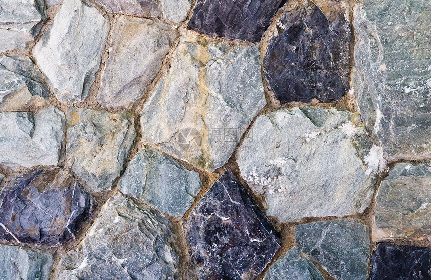 泰国东海一带的石墙花岗岩材料巨石矿物石灰石石头砂岩韧性岩石宏观图片