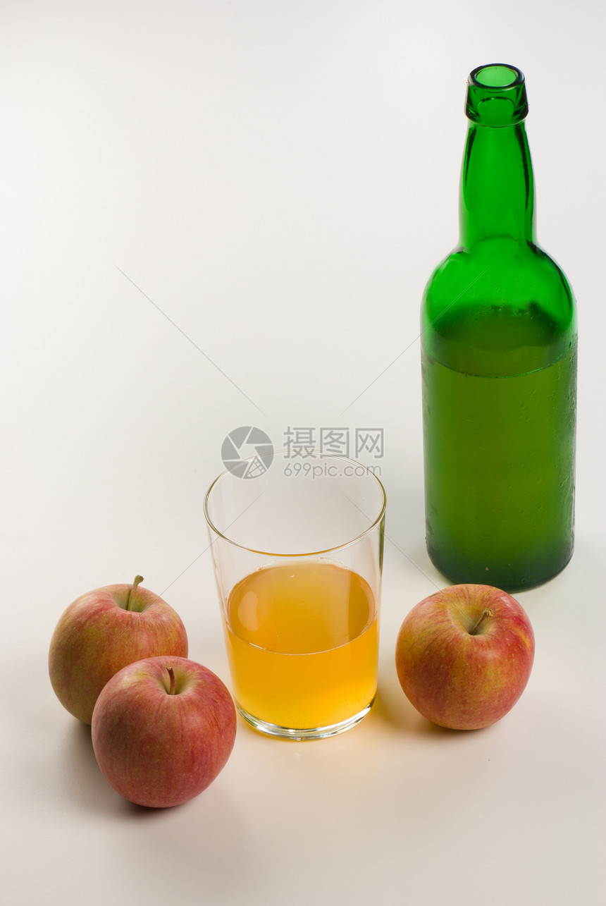 苹果健康玻璃静物酒精瓶子图片