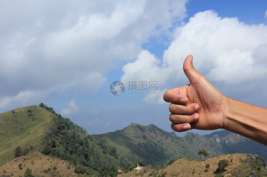 向上缩略图爬坡人类自然背景手势协议图片