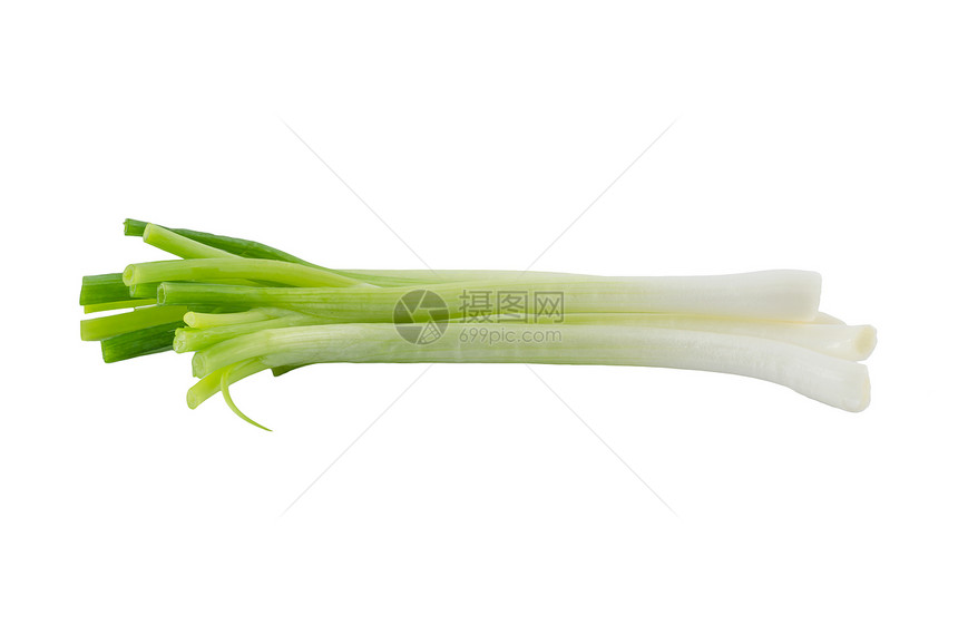 绿洋葱沙拉食物宏观植物洋葱生活蔬菜白色绿色图片