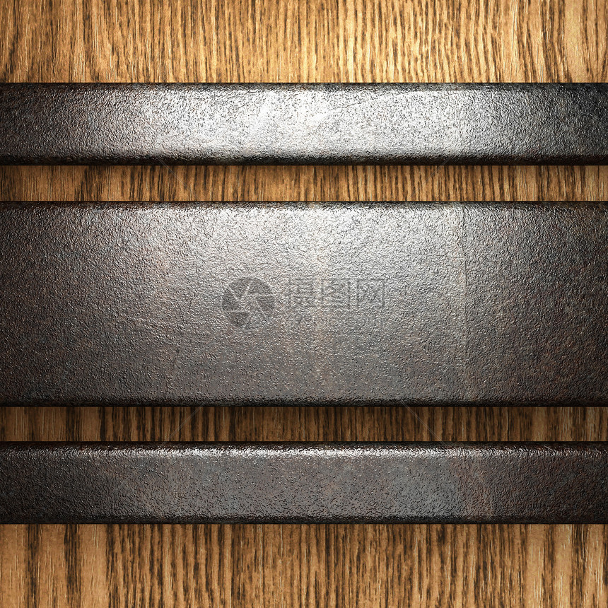 木本底金属金属木头合金炼铁木板床单框架插头盘子酒吧边界图片