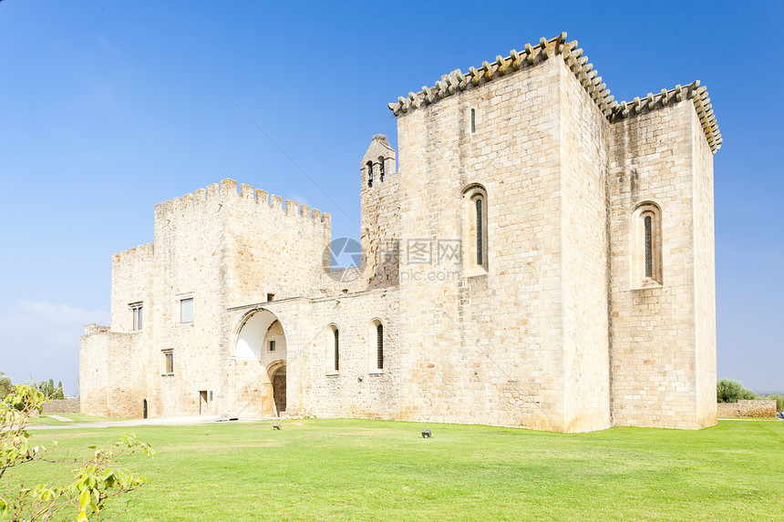 葡萄牙Alentejo前修道院外观旅行建筑城堡位置建筑学世界玫瑰花图片