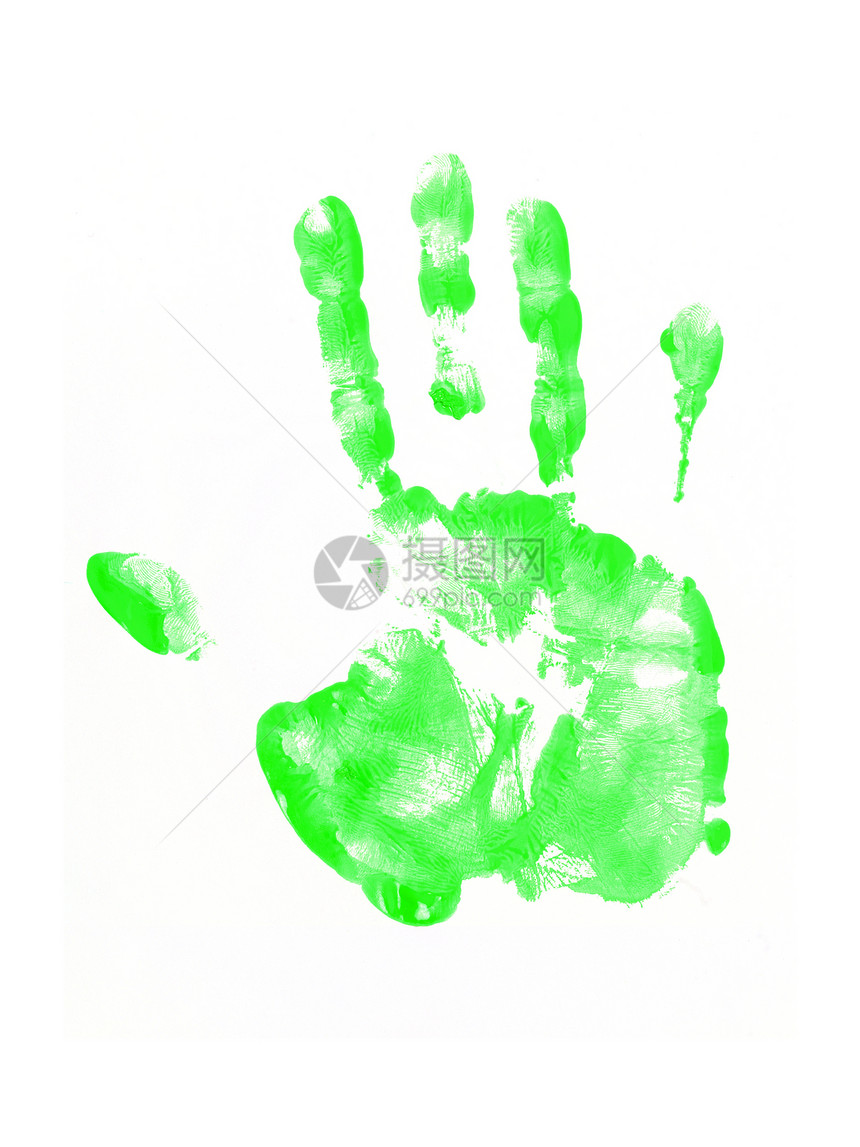 印刷痕迹手指棕榈工艺打印孩子拇指个性创造力艺术品图片