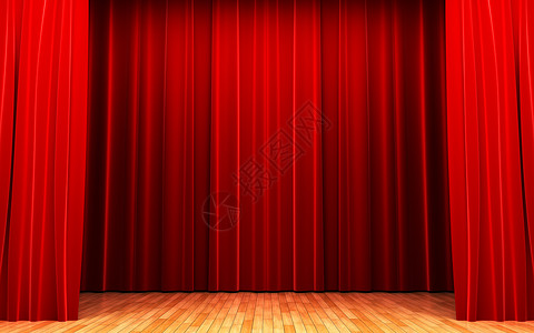 红色天鹅绒幕幕幕开场场景布料歌剧艺术气氛推介会礼堂窗帘观众织物背景图片