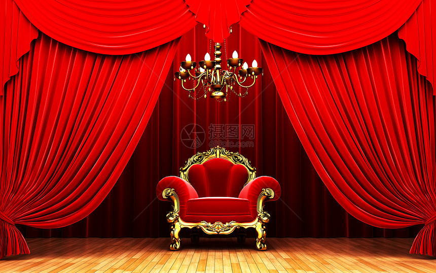 红色天鹅绒幕幕幕开场歌词艺术观众播音员行动织物布料手势歌剧礼堂图片