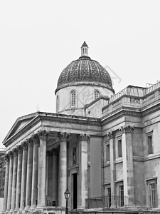 国家美术馆 伦敦正方形画廊英语建筑学王国高清图片